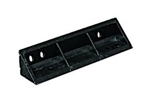 3" X 3/4" CORNER BRACE BLACK