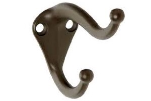 COAT/HAT HOOK O/R BRONZE