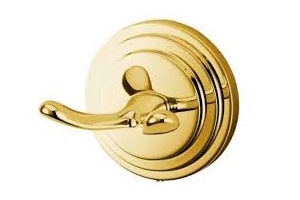 CLOTHES HOOK SGL BRIGHT BRASS