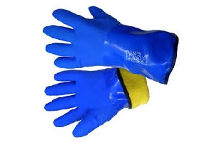 BLUE HD CHEMICAL GLOVES MEDIUM