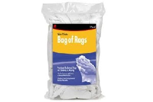 NEW WHITE TURKISH RAGS 1LB BAG
