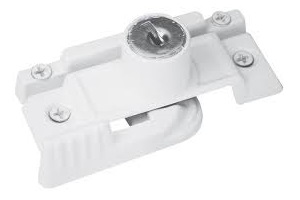 SLIMLINE SASH LOCK WHITE