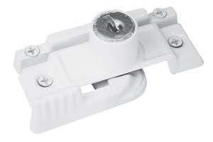 SLIM CAM WINDOW SASH LOCK WHITE