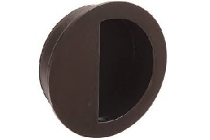 2-1/8"STEEL FLUSH PULL BRNZE PK2