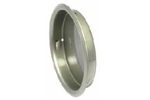 2-1/8"STEEL FLUSH PULL NICKL PK2