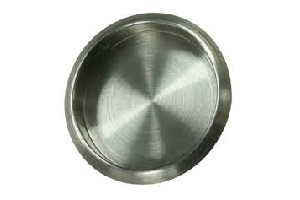 2-1/8"STEEL FLUSH PULL A.BRS PK2