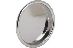 2-1/8" BRASS FLUSH PULL NICKEL