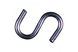 3" HEAVY OPEN S HOOK ZINC
