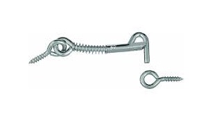 2" HOOK & EYE ZINC PK2