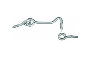 2-1/2" HOOK & EYE ZINC PK2