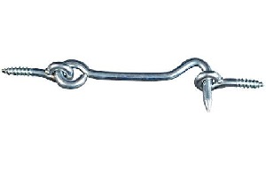 3" HOOK & EYE ZINC PK2