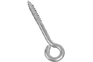 LAG SCREW EYE 1/4 X 3-3/4" S/S