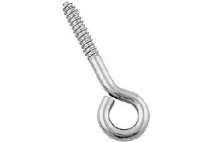 3/8 X 4-1/2" LAG SCREW EYE S/S