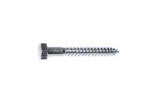 1/4"X 1-1/2" LAG BOLT BLACK PK4