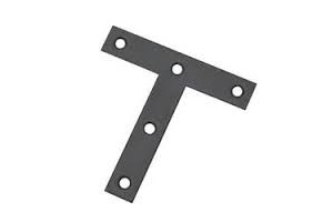 12" X 12" T PLATE BLACK