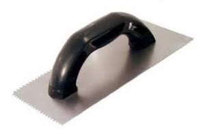 3" PLASTIC V-NOTCH SPREADER 1/8