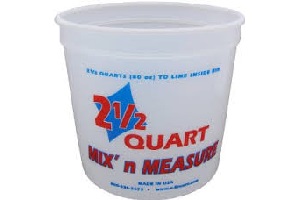 MIXING CONTAINER PLASTIC QUART