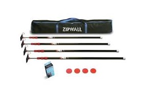 ZIPWALL POLY SHEET SYS 10' PK4