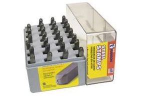 1/8" LETTER STAMP SET A-Z