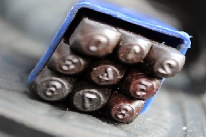 1/4" FIGURE STAMP SET 0-9