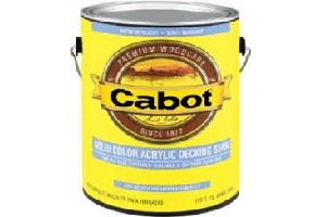 CABOT DECK STAIN WHITE BASE 1 GA