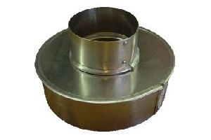 4" - 3" SNGL WALL GALV REDUCER
