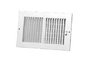 SIDEWALL REGISTER 14"X6" WHITE