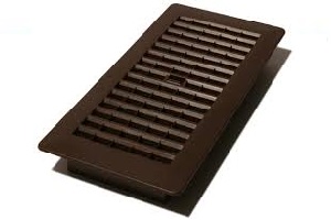 FLOOR DIFFUSER 14"X4" BROWN