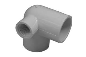 PVC 1" SIDE ELBOW SXSXS