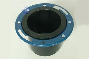 CLOSET FLANGE ABS SS RING 4" HUB