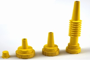 3"X 4" FLEX SPOUT ADAPTER 2X3X4"