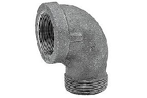 3/4X1/2" 90 BLACK ELBOW IRON
