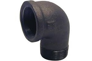 3/4" 90 BLACK STREET ELBOW IRON