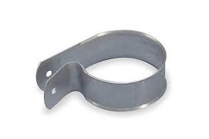 GALV 1-1/4" PIPE STRAP PK4