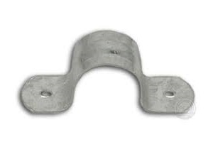 GALV 1-1/2" PIPE STRAP PK4