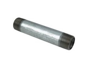 GALV NIPPLE 3/8" X 2"
