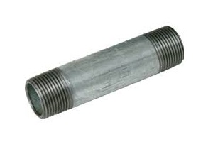 GALV NIPPLE 3/8" X 4"