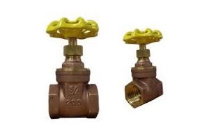 1/2" CXC 200WOG BRASS GATE VALVE
