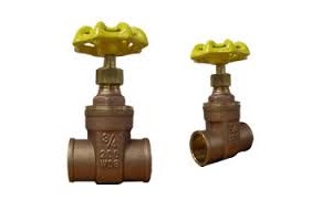 1" IPS 200WOG BRASS GATE VALVE