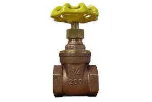 1" CXC 200WOG BRASS GATE VALVE