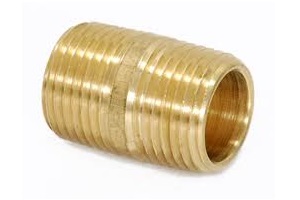 BRASS NIPPLE 1/8" X CLOSE