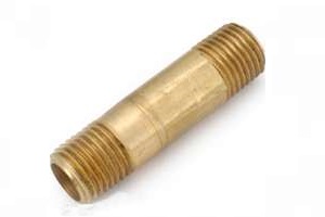 BRASS NIPPLE 1/2" X 2"