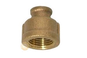 BRASS BELL REDUCER 1/4" X 1/8"