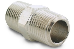 AIR NIPPLE 1/4MNPT IND STYLE PK2