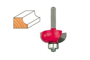 1/2" RADIUS COVE 1/4" SHANK