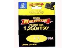 1/4" STAPLES PK1250 ARROW T50