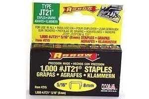 5/16" JR STAPLES PK1000 JT21