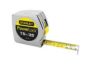 POWERLOCK METRIC TAPE 3/4"X16M