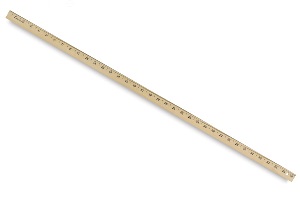 WOOD YARDSTICK 36"