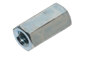 1" COUPLING NUT ZINC
